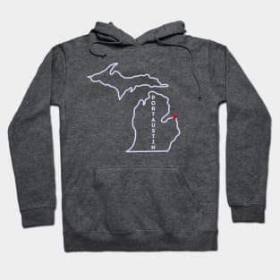 Port Austin MI Love (Lavendar) Hoodie